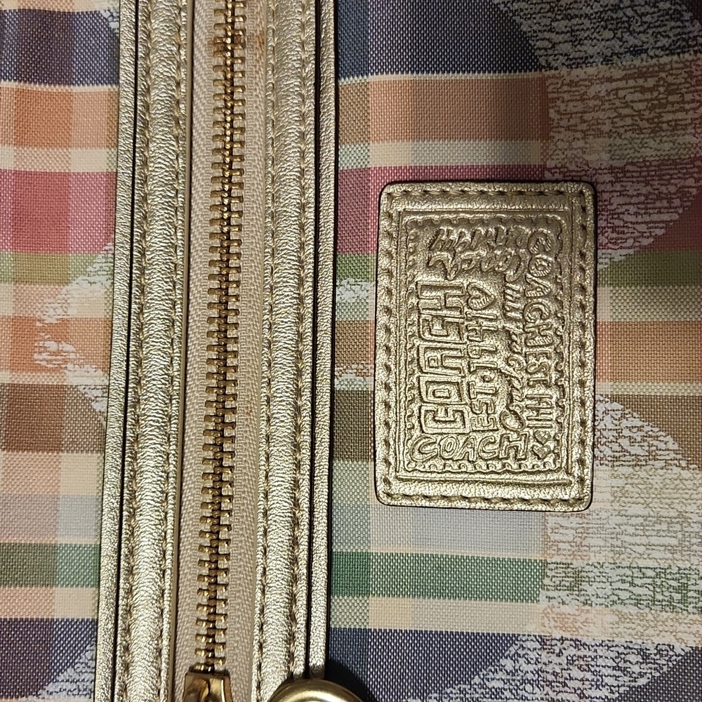 Coach plaid purse ๐ - Picture 10 of 11